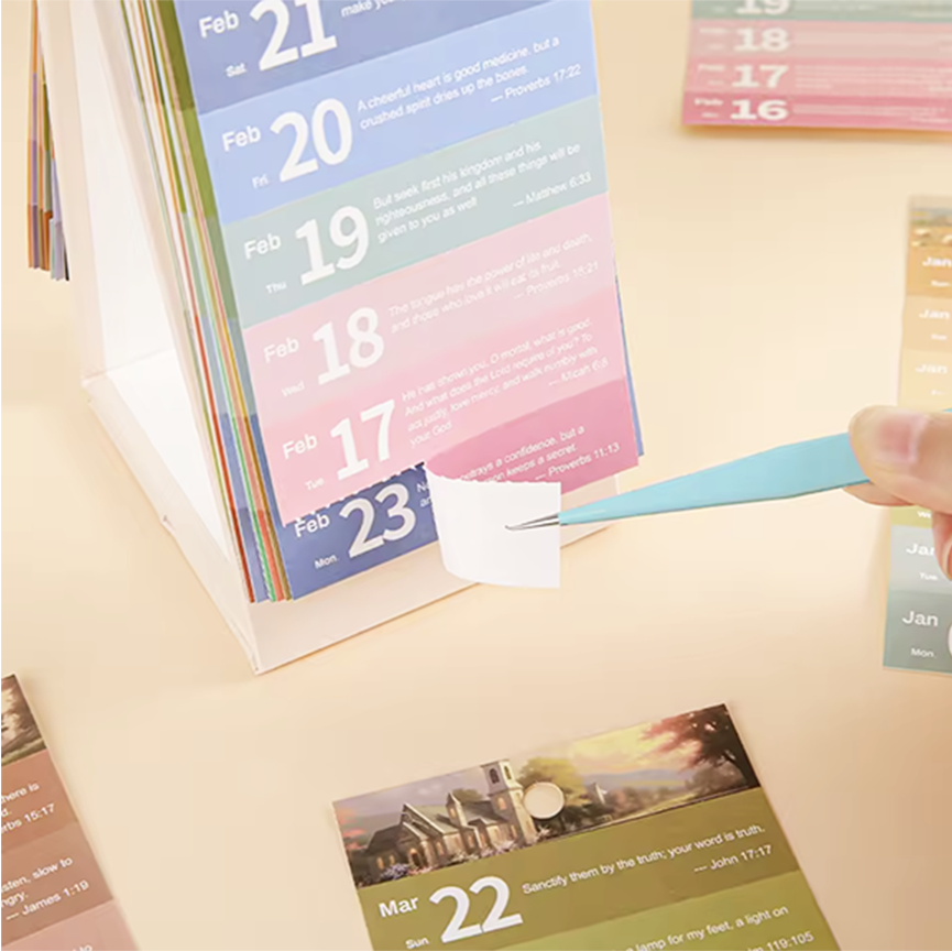 BOGO 2026 Bible Verse Desk Calendar