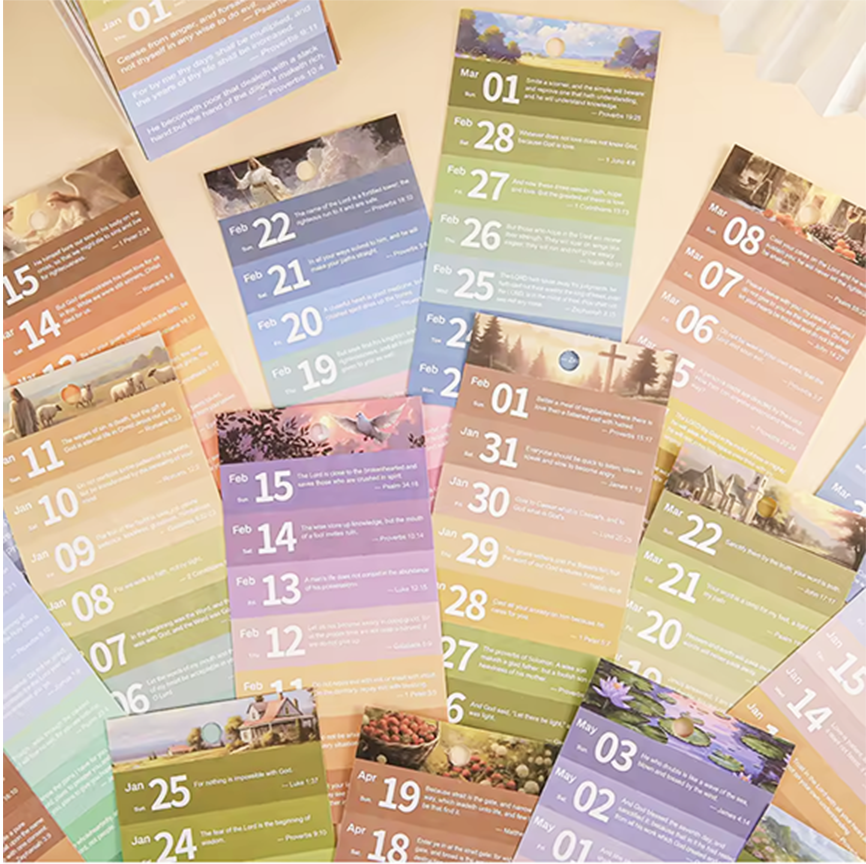BOGO 2026 Bible Verse Desk Calendar