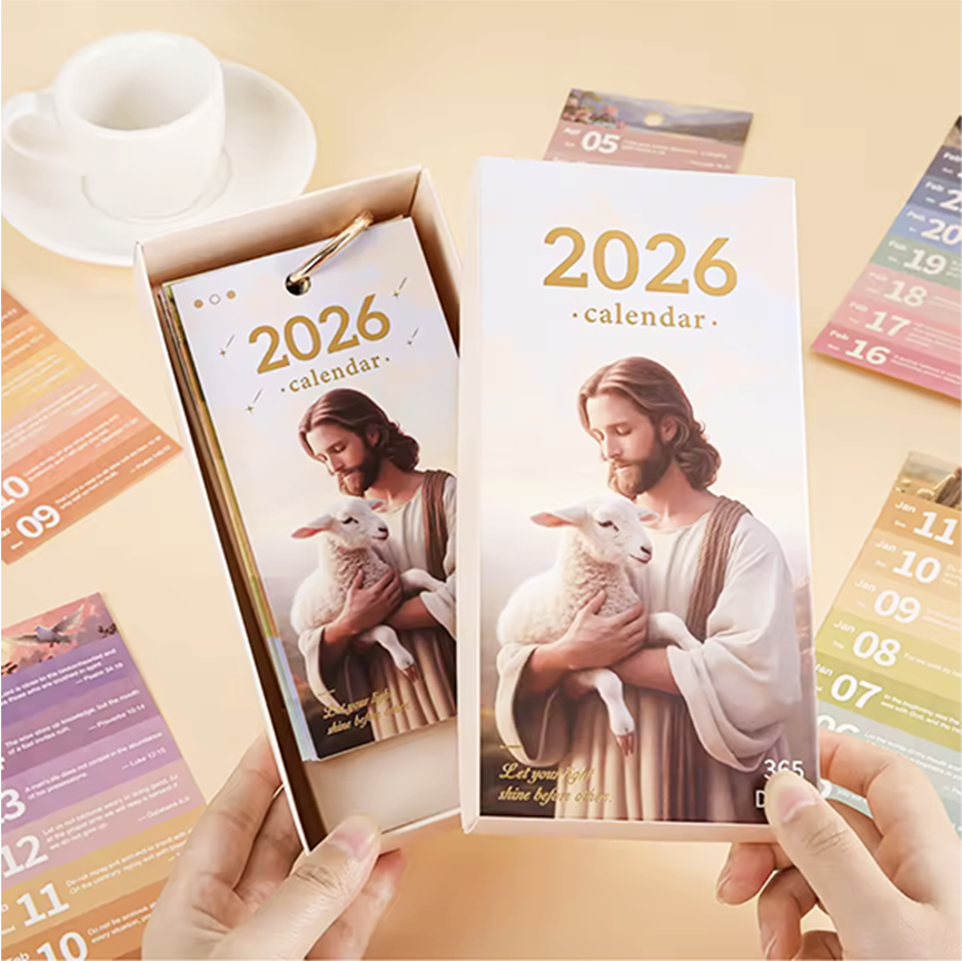 BOGO 2026 Bible Verse Desk Calendar