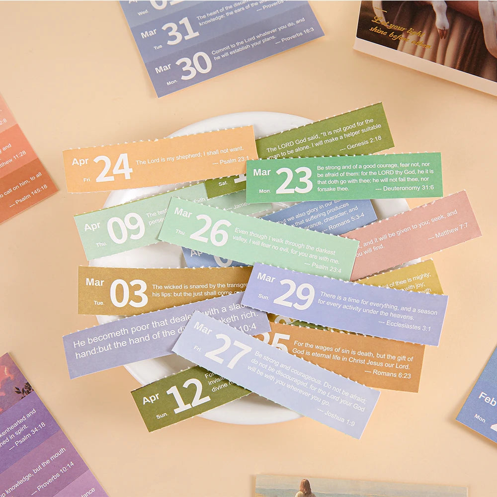 BOGO 2026 Bible Verse Desk Calendar